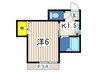 サニーサイド北鎌倉Ｂ 1Kの間取り
