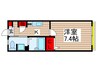 ＣＵＲＡＶＩＥ 1Kの間取り