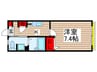 ＣＵＲＡＶＩＥ 1Kの間取り