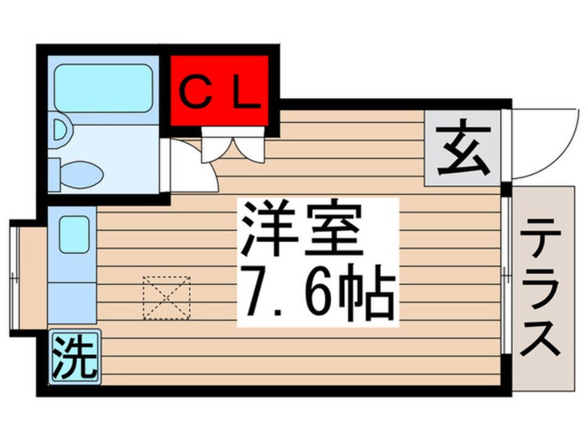 間取図 ローズアパートＱ-１３Ａ棟