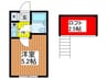 セントハイム北浦和 1Kの間取り