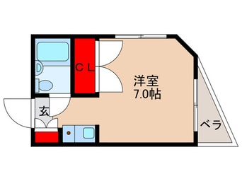間取図 シャトレ富士見台