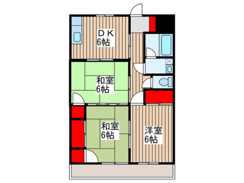 間取図 月見野館