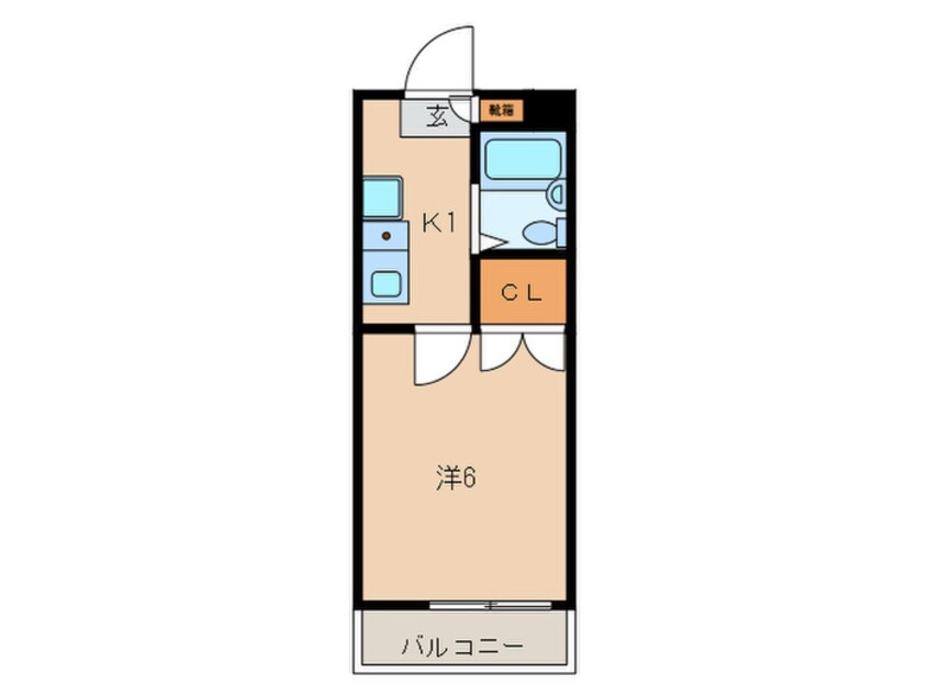 間取図 シャトール田口片倉