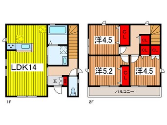 間取図 三室戸建J