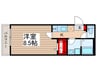 LIVIA上福岡 1Kの間取り