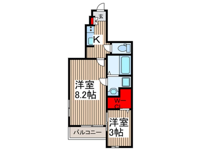 間取図 イリーデⅡ