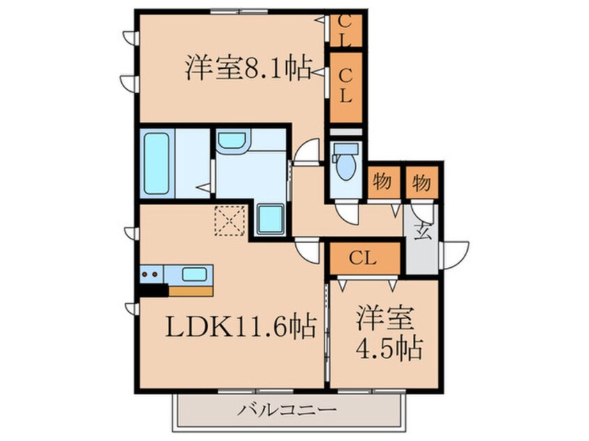 間取図 リブェール ステラ