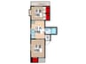 Ｄｏｍｕｓ　Ｓｔｅｌｌａ 2DKの間取り
