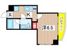 ライズ 1Kの間取り