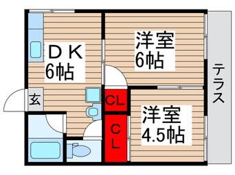 間取図 プルトーネ北小金