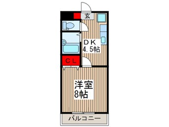 間取図 ニュ－エチュ－ド２号館