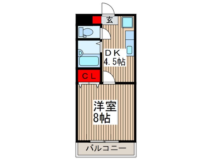 間取り図 ニュ－エチュ－ド２号館