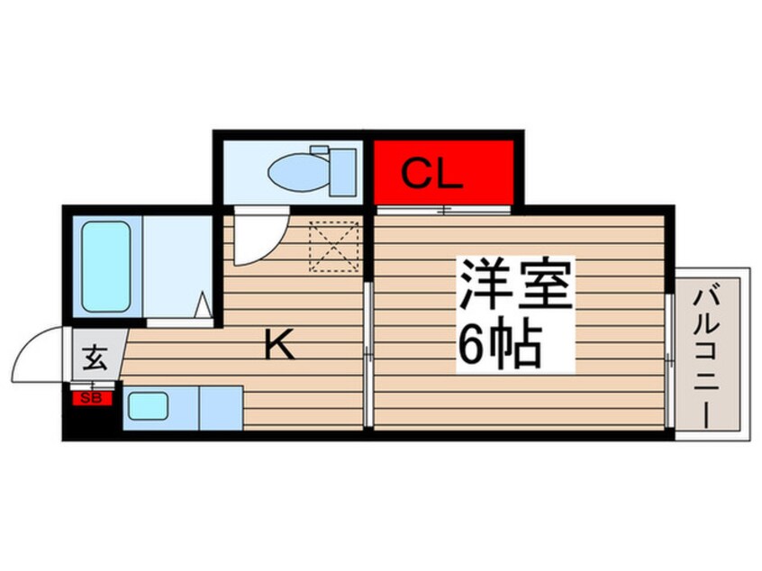 間取図 第３コーポイシイ