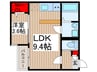 KLEIS西浦和 1LDKの間取り