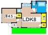 實方邸 1LDKの間取り