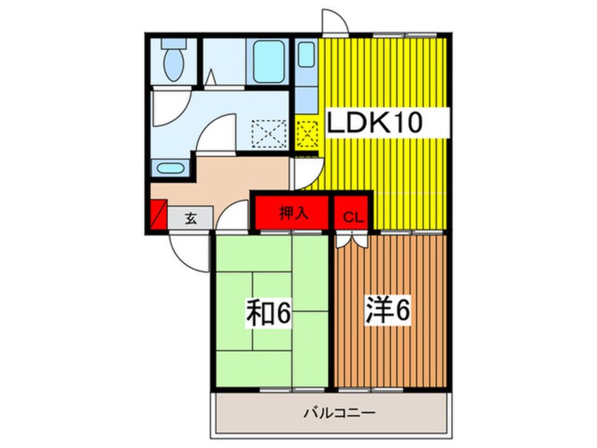 間取図 コートカスピア