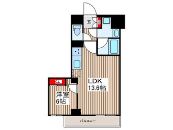 間取図 ＧＥＮＯＶＩＡ鐘ヶ淵