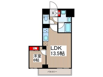 間取図 ＧＥＮＯＶＩＡ鐘ヶ淵