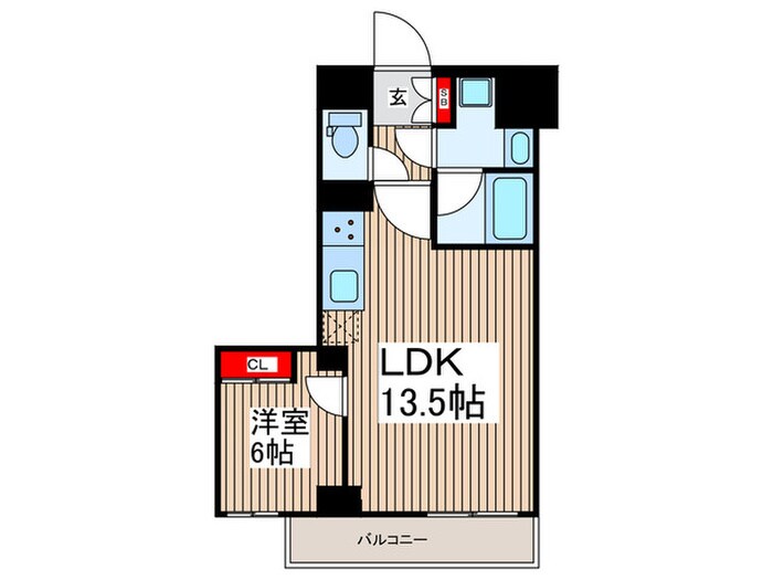 間取り図 ＧＥＮＯＶＩＡ鐘ヶ淵