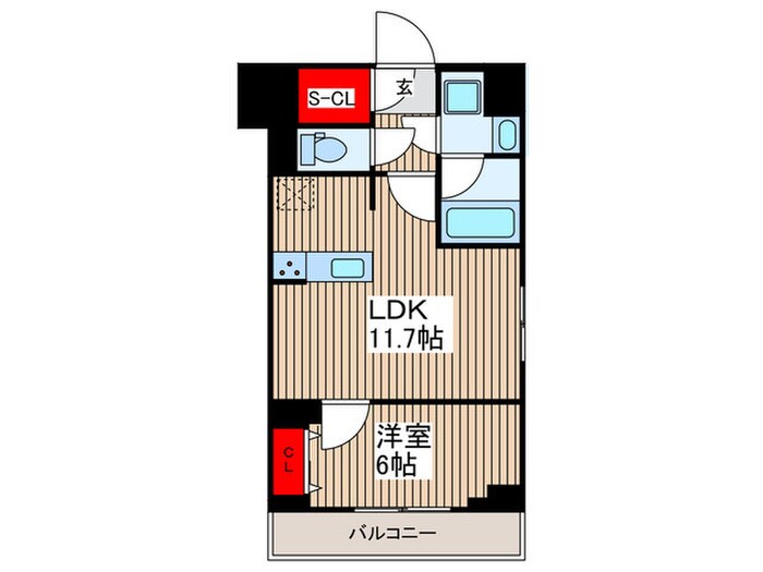 間取り図 ＧＥＮＯＶＩＡ鐘ヶ淵