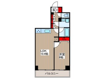 間取図 ＧＥＮＯＶＩＡ鐘ヶ淵