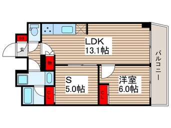 間取図 ＧＥＮＯＶＩＡ鐘ヶ淵