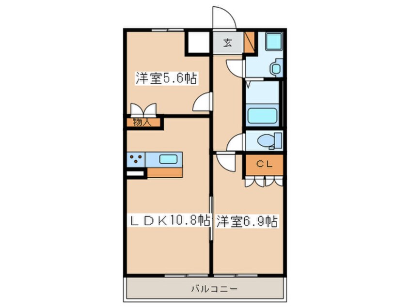 間取図 カサブランカ