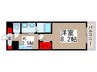 ルシェロ 1Kの間取り