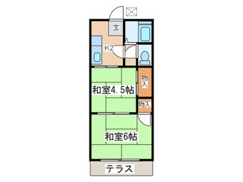 間取図 コーポスギヤマ
