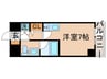 SQUARE CITY KANAMACHI 1Rの間取り