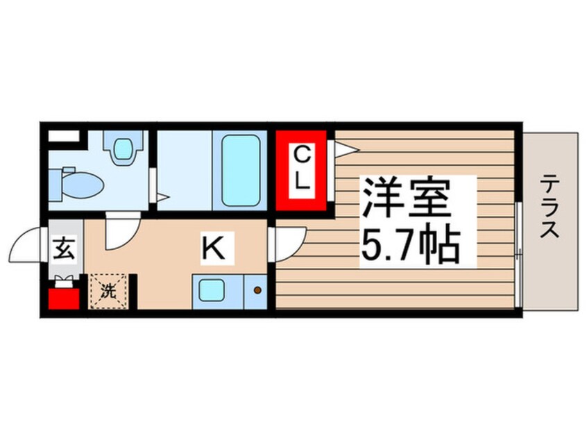 間取図 オーパス三郷中央