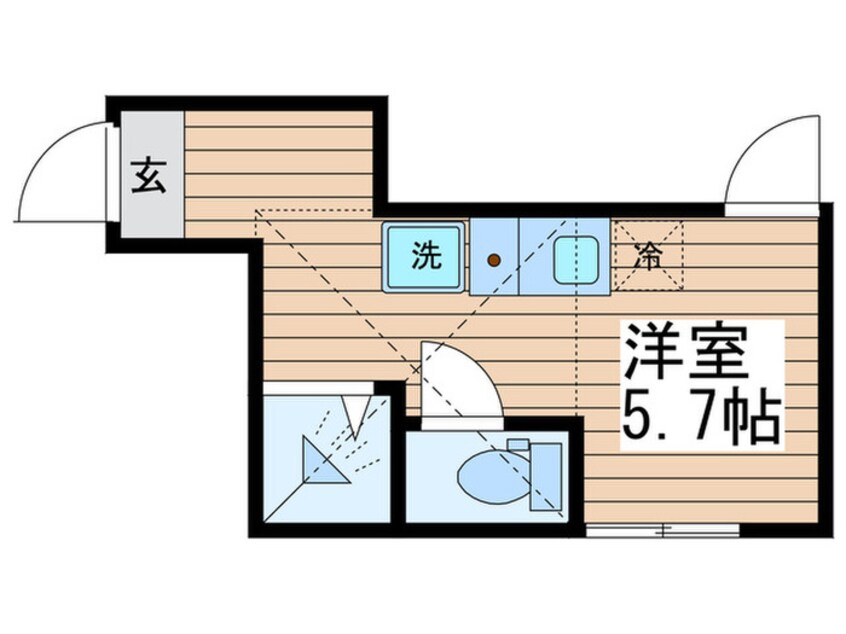 間取図 アクアガーデン新小岩