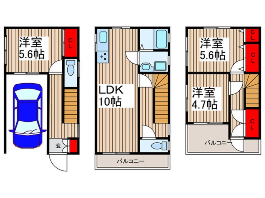 間取図 西町戸建