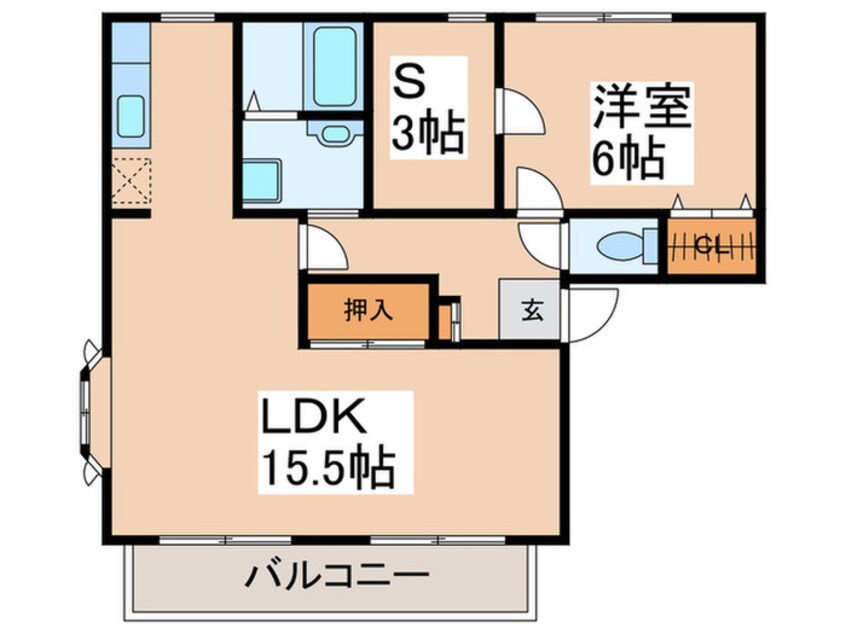 間取図 ウインディアＢ棟