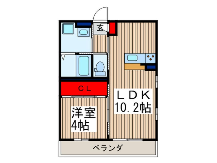 間取図 リブリ・メジュ－ル