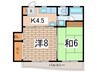 芹が谷第３森ビル 2Kの間取り