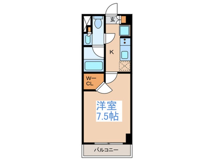 間取図 ザ・パークハビオ新宿