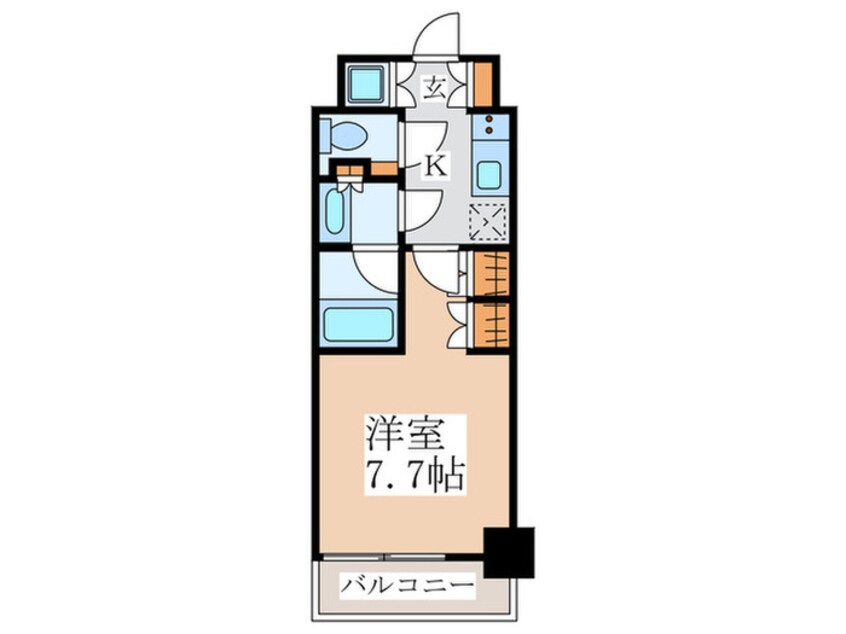 間取図 ザ・パークハビオ新宿