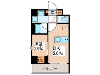 間取図 JMFレジデンス蔵前二丁目