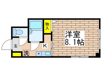 間取図 パワードオオヨコ