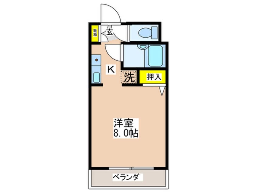 間取図 パワードオオヨコ