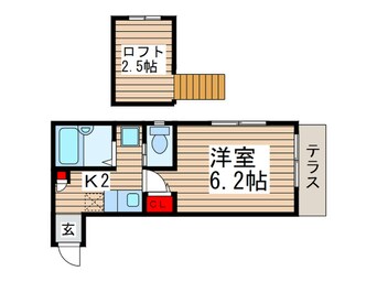 間取図 ジュネパレス馬橋Ⅱ