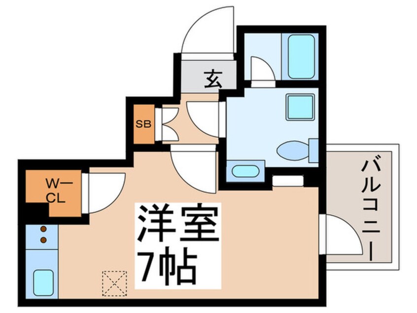 間取図 CREVISTA四ツ木