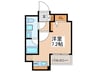CREVISTA四ツ木 1Rの間取り
