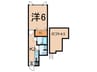ＷＩＮＧ　ＦＵＲＵＹＡ 1Kの間取り