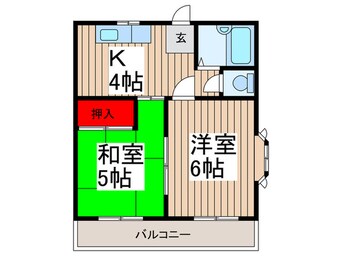 間取図 アメニティ瀬川