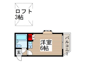 間取図 ブルーメアライ71