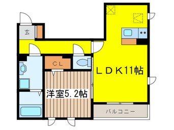 間取図 クラージュ
