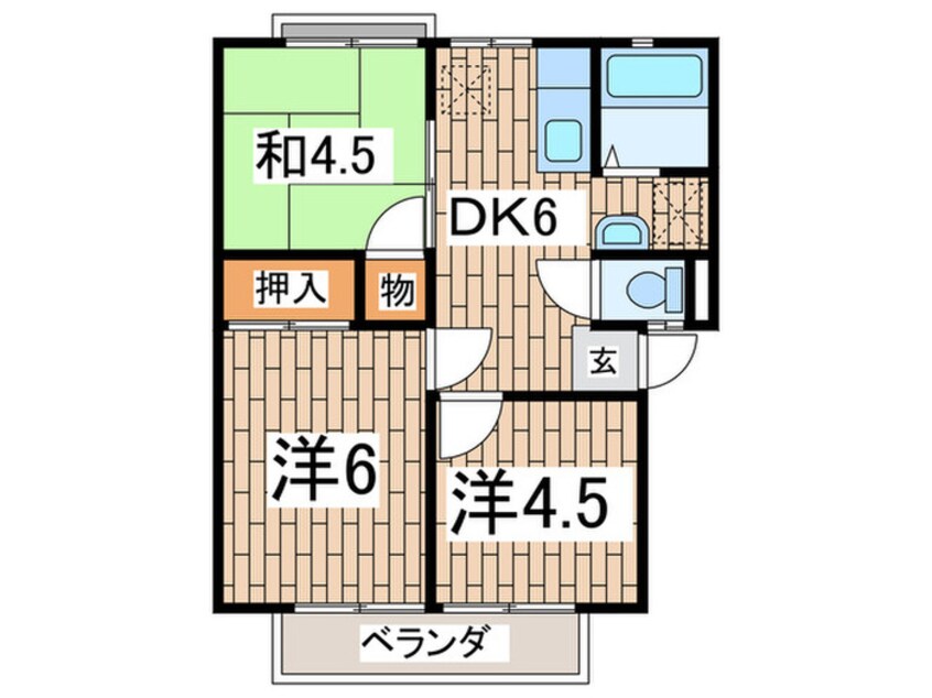 間取図 ファミール森崎